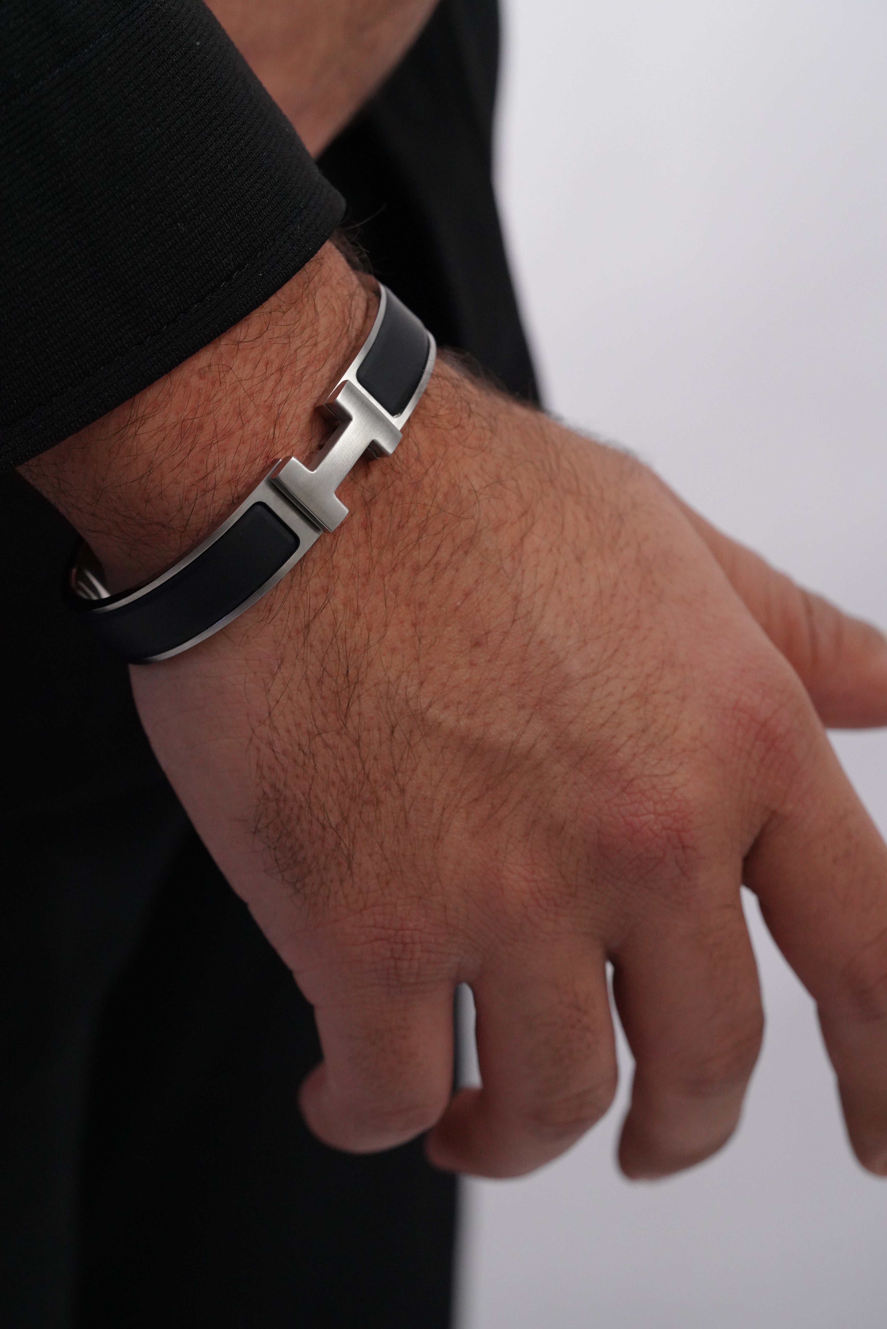 Male Hermes H-Lock Bracelet