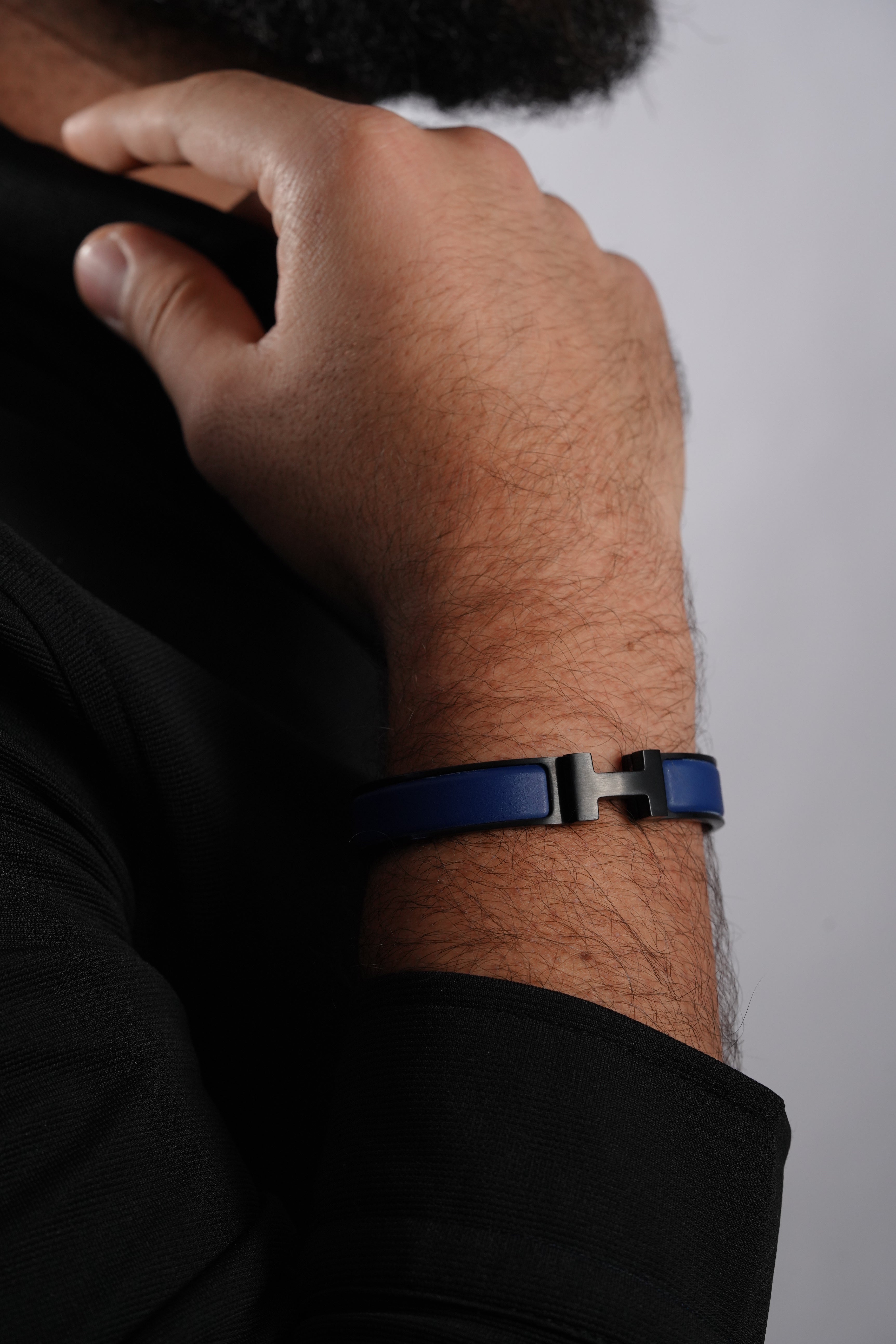 Male Hermes H-Lock Bracelet