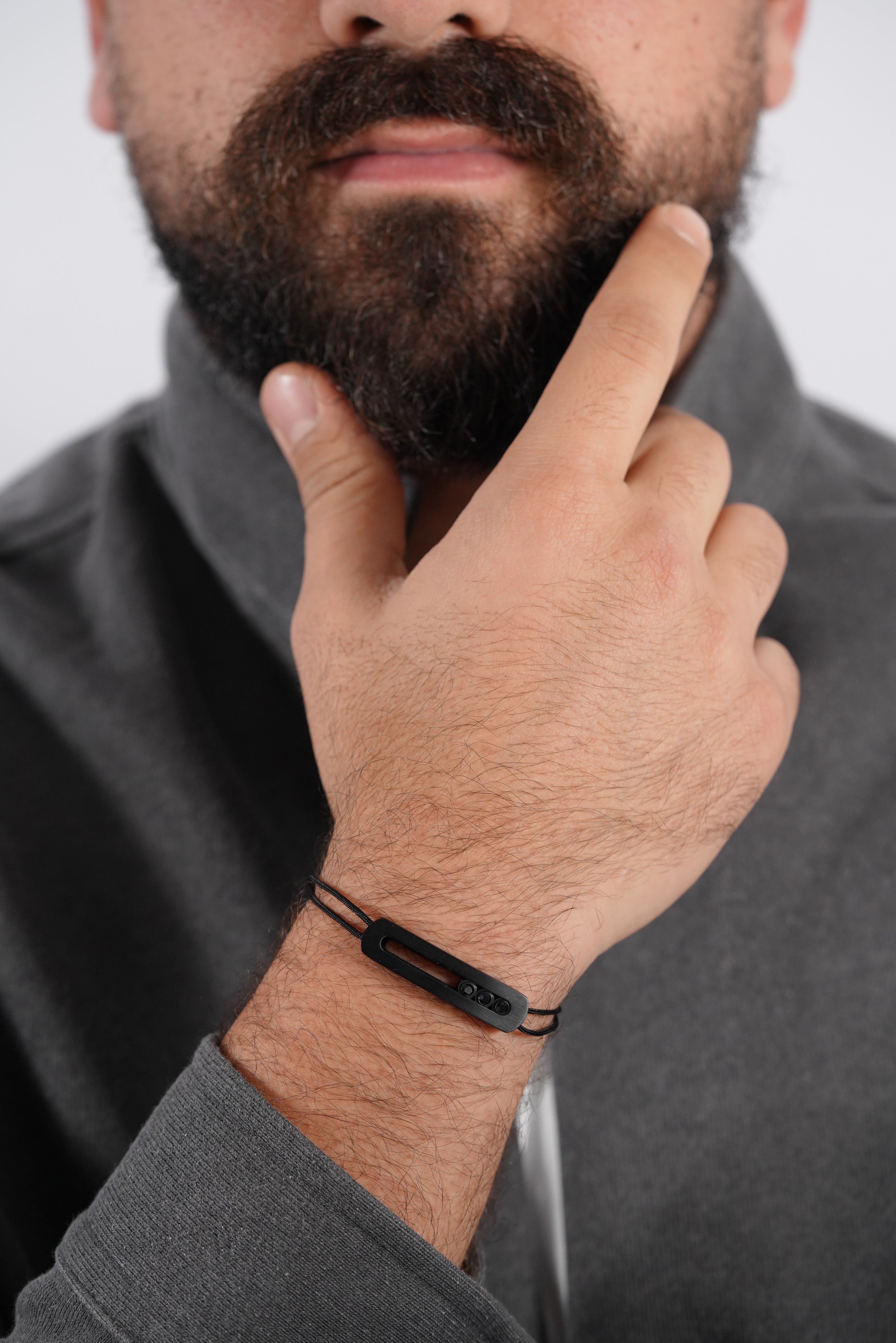 Male Messika Cord Bracelet