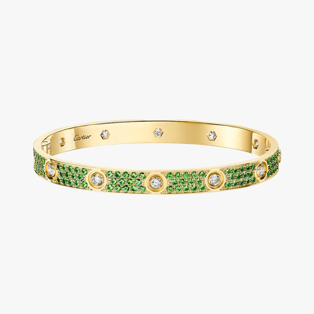 Cartier Rainbow Love Bracelet (Green)