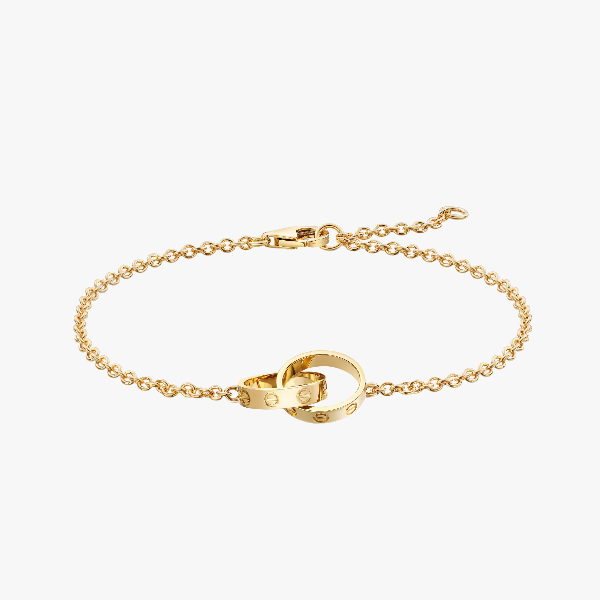 Unisex Cartier Love on Chain Bracelet