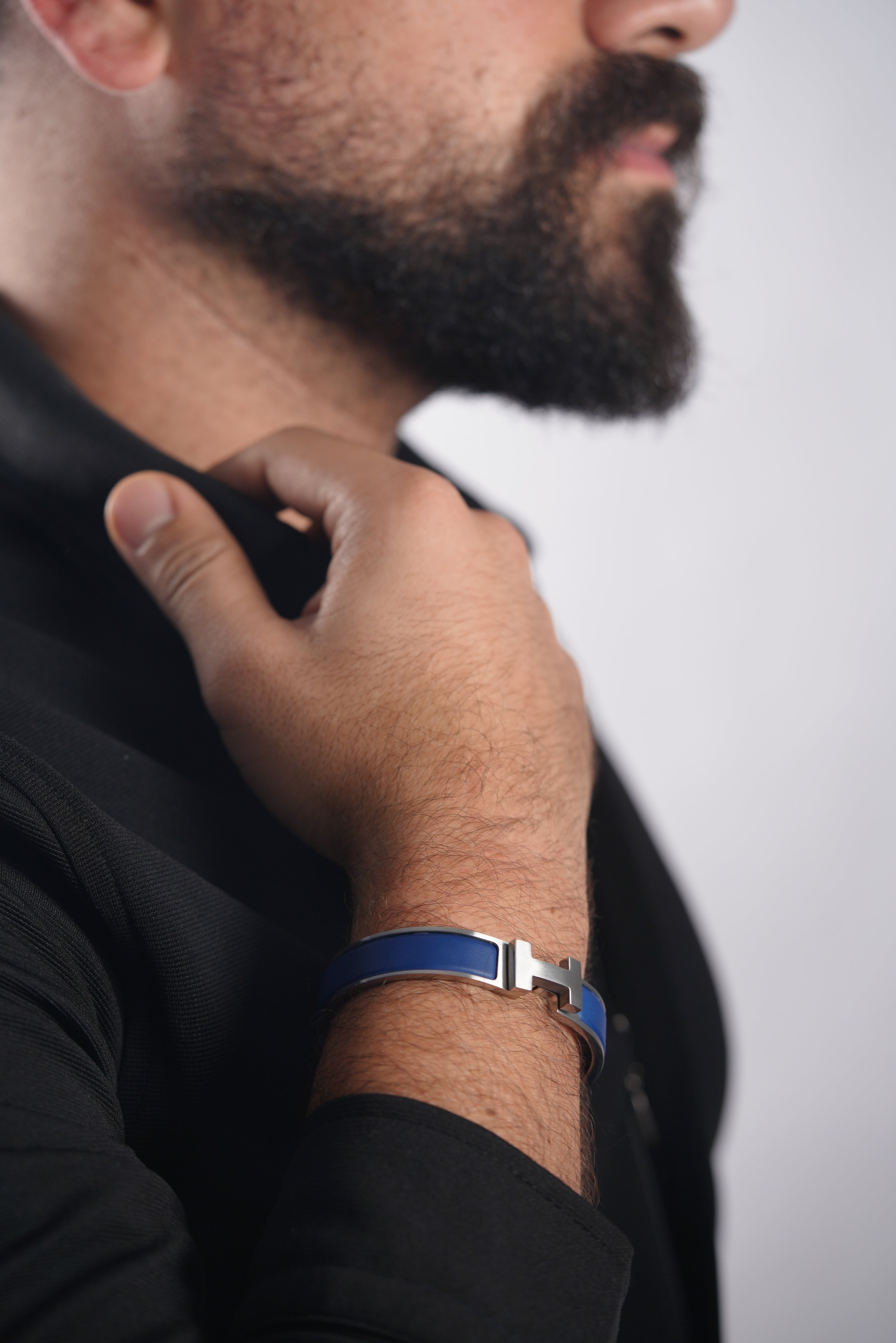 Male Hermes H-Lock Bracelet