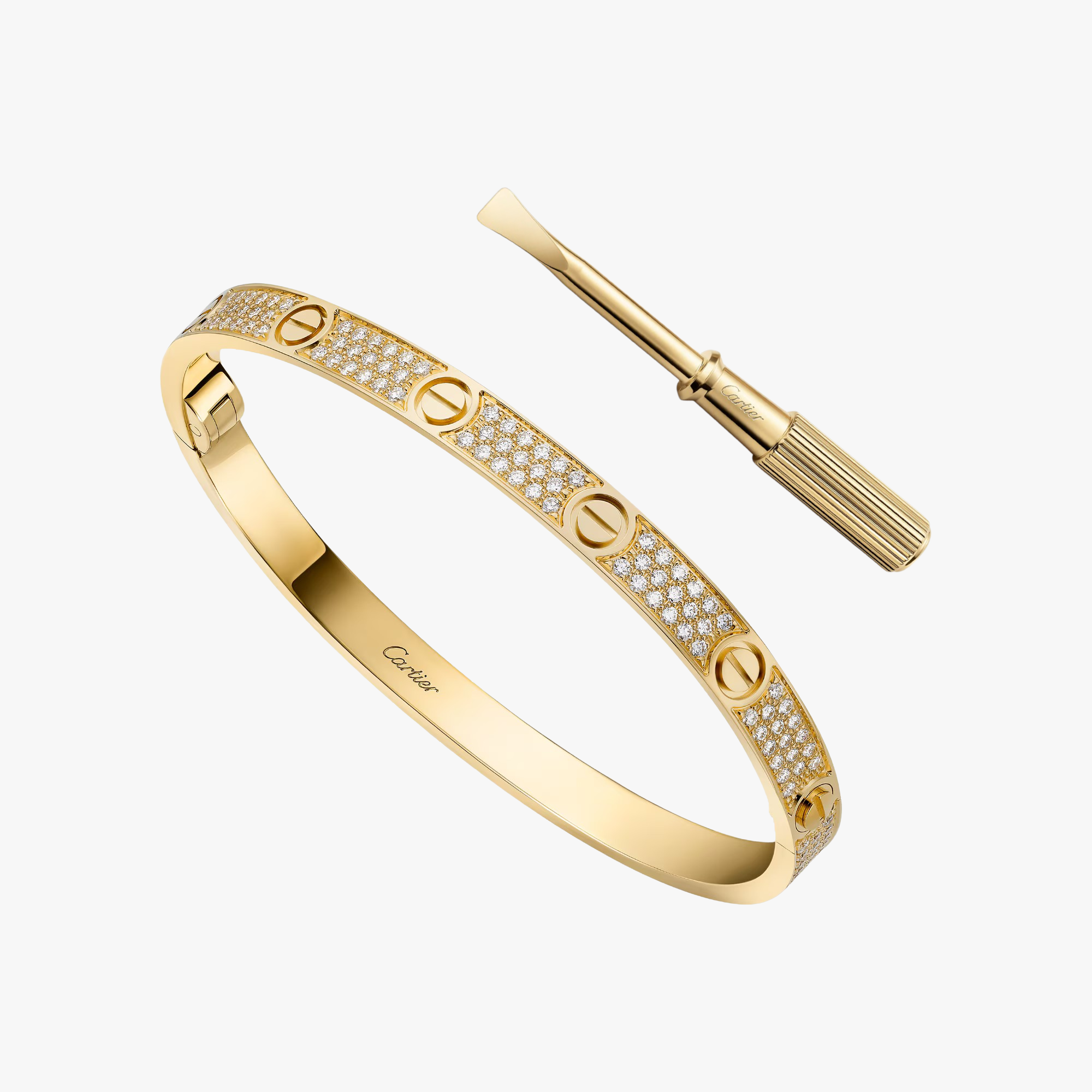 Cartier Paved Love Bracelet