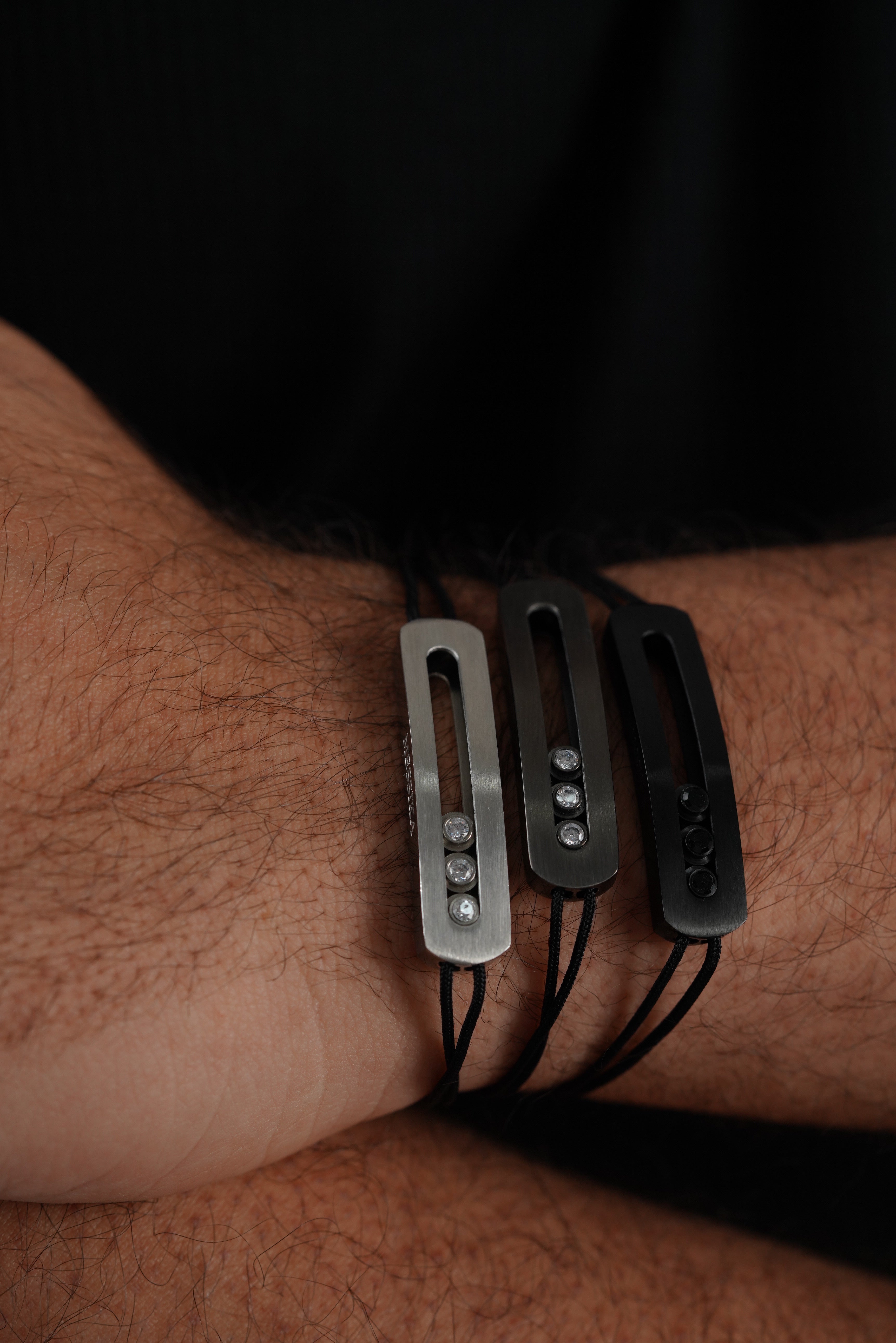 Male Messika Cord Bracelet
