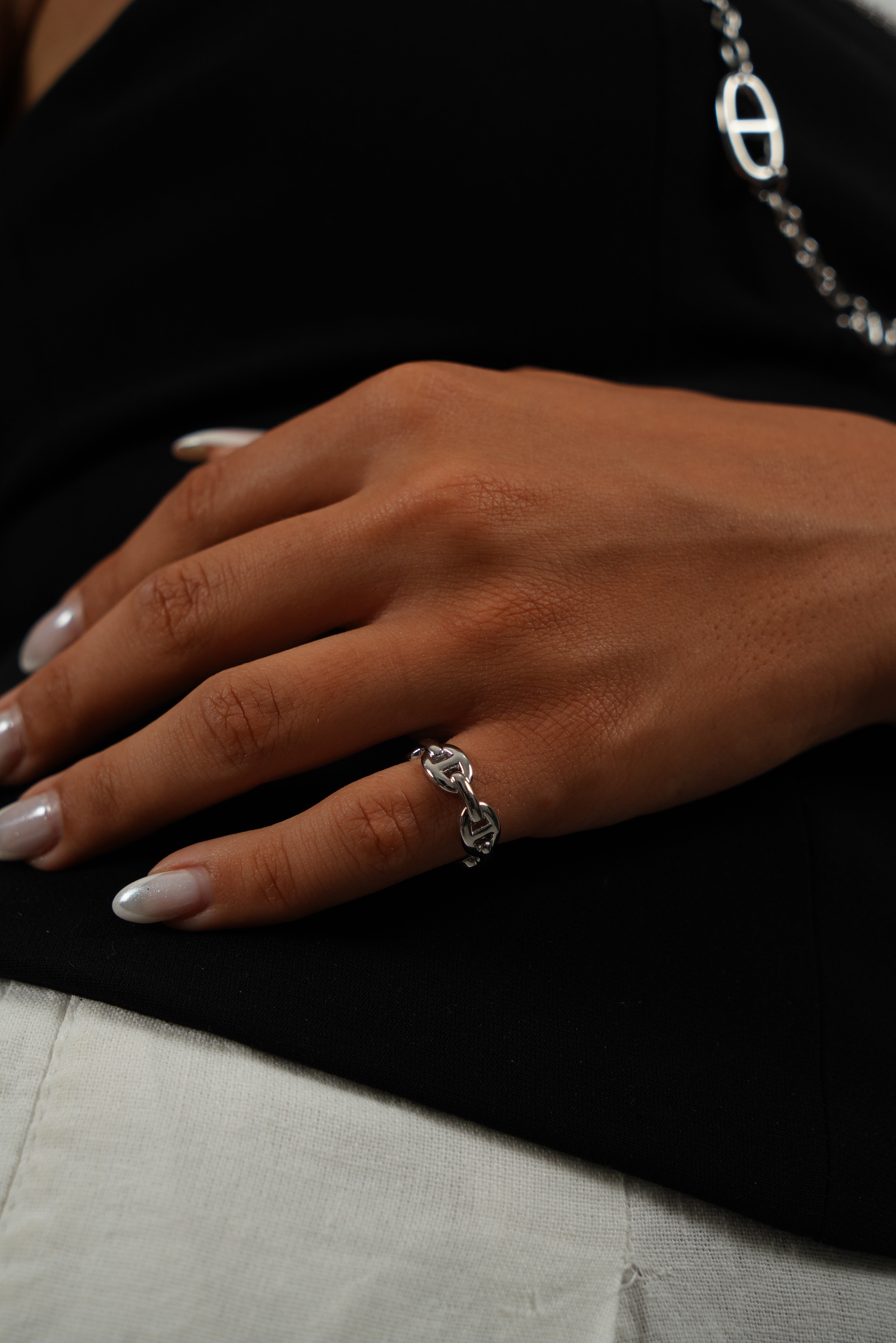 Hermes Chained Anchor Ring