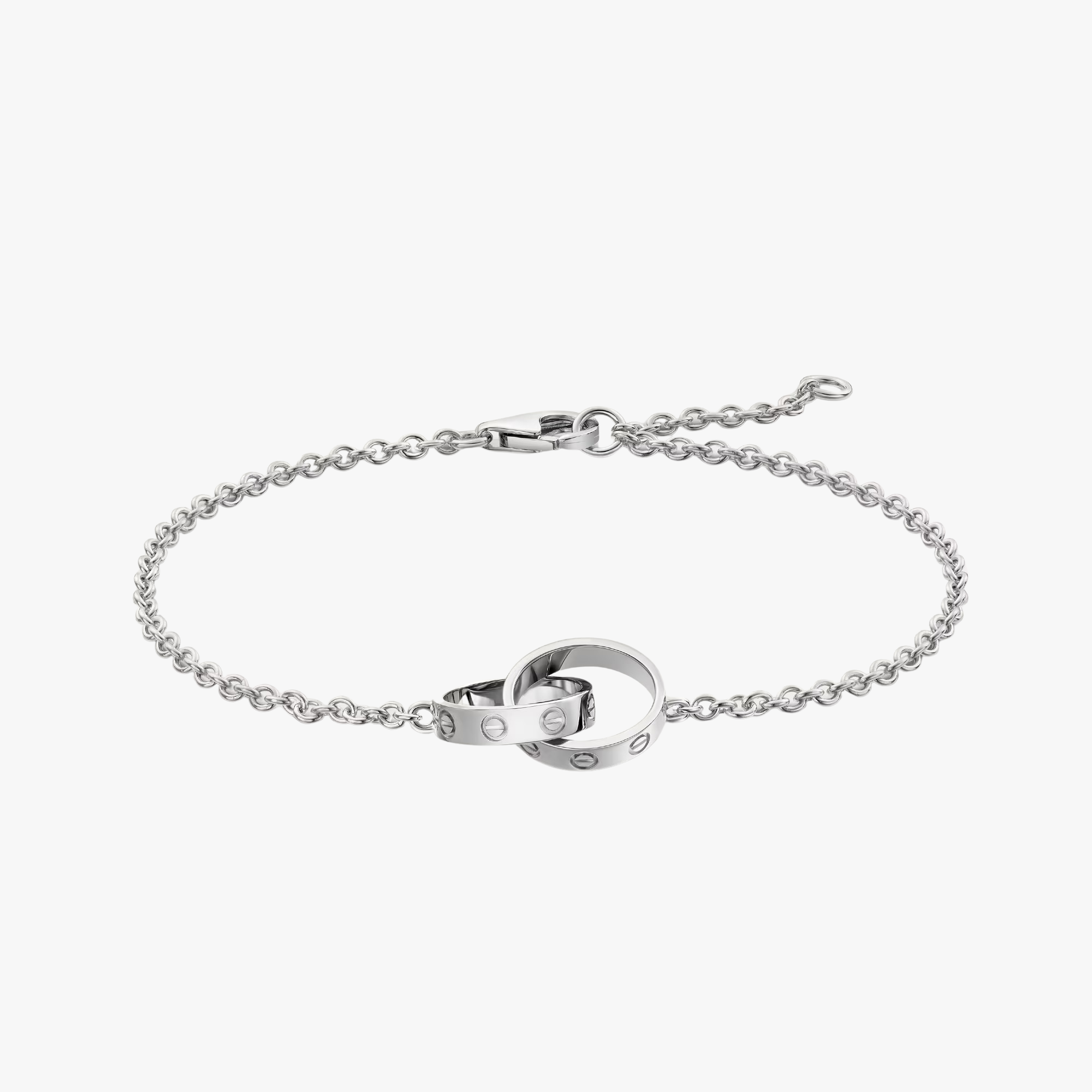 Unisex Cartier Love on Chain Bracelet