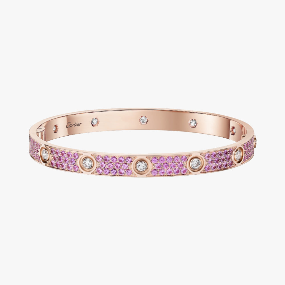 Cartier Rainbow Love Bracelet (Pink)