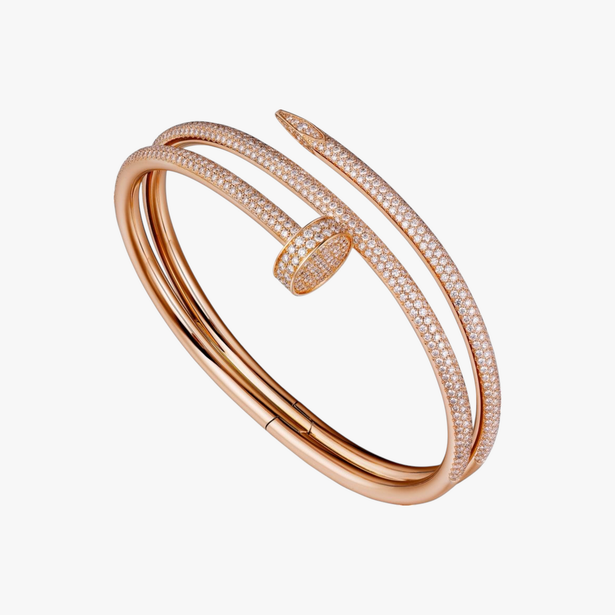 Cartier Clou Double Diamond Bracelet