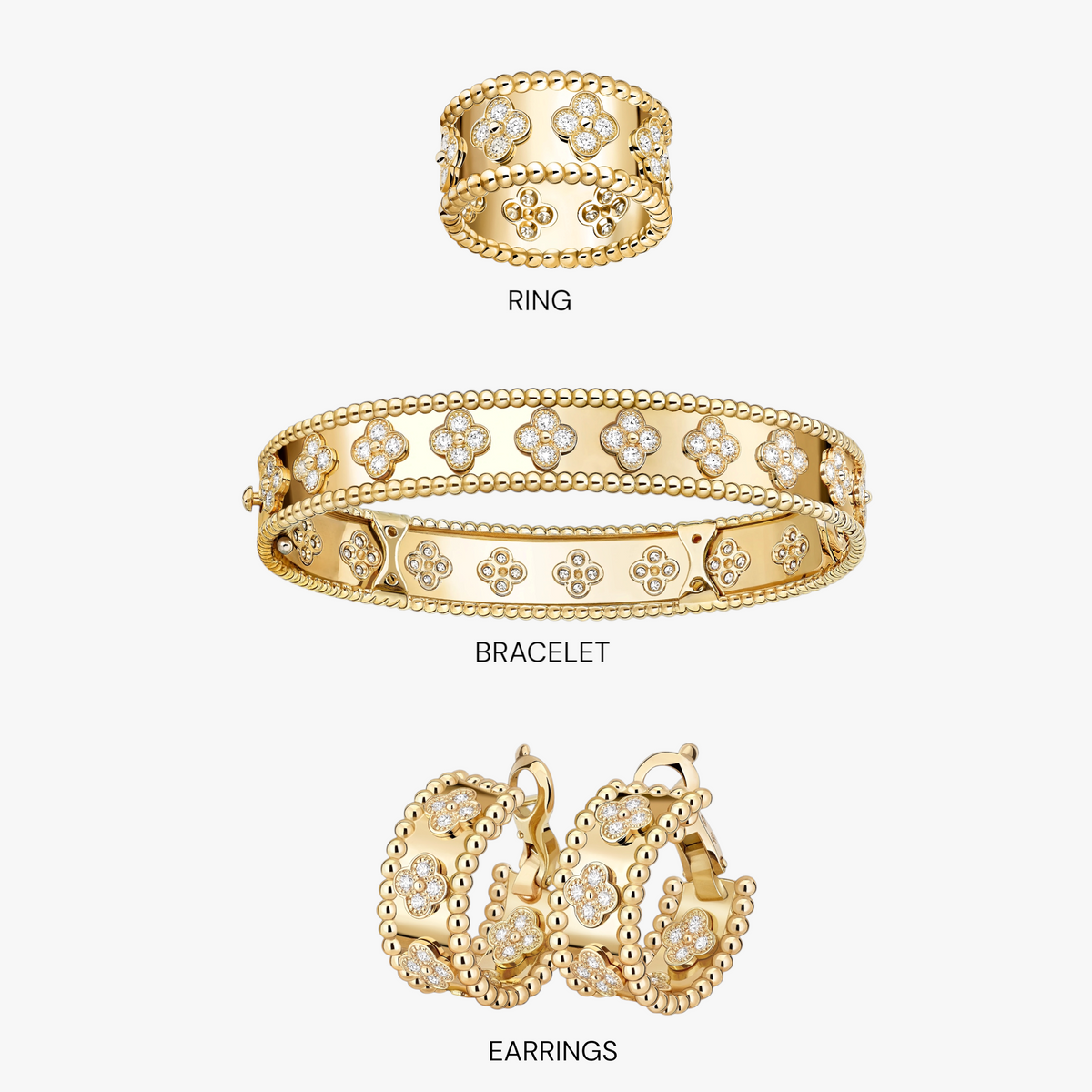 Van Cleef & Arpels Perlée Clovers Bundle
