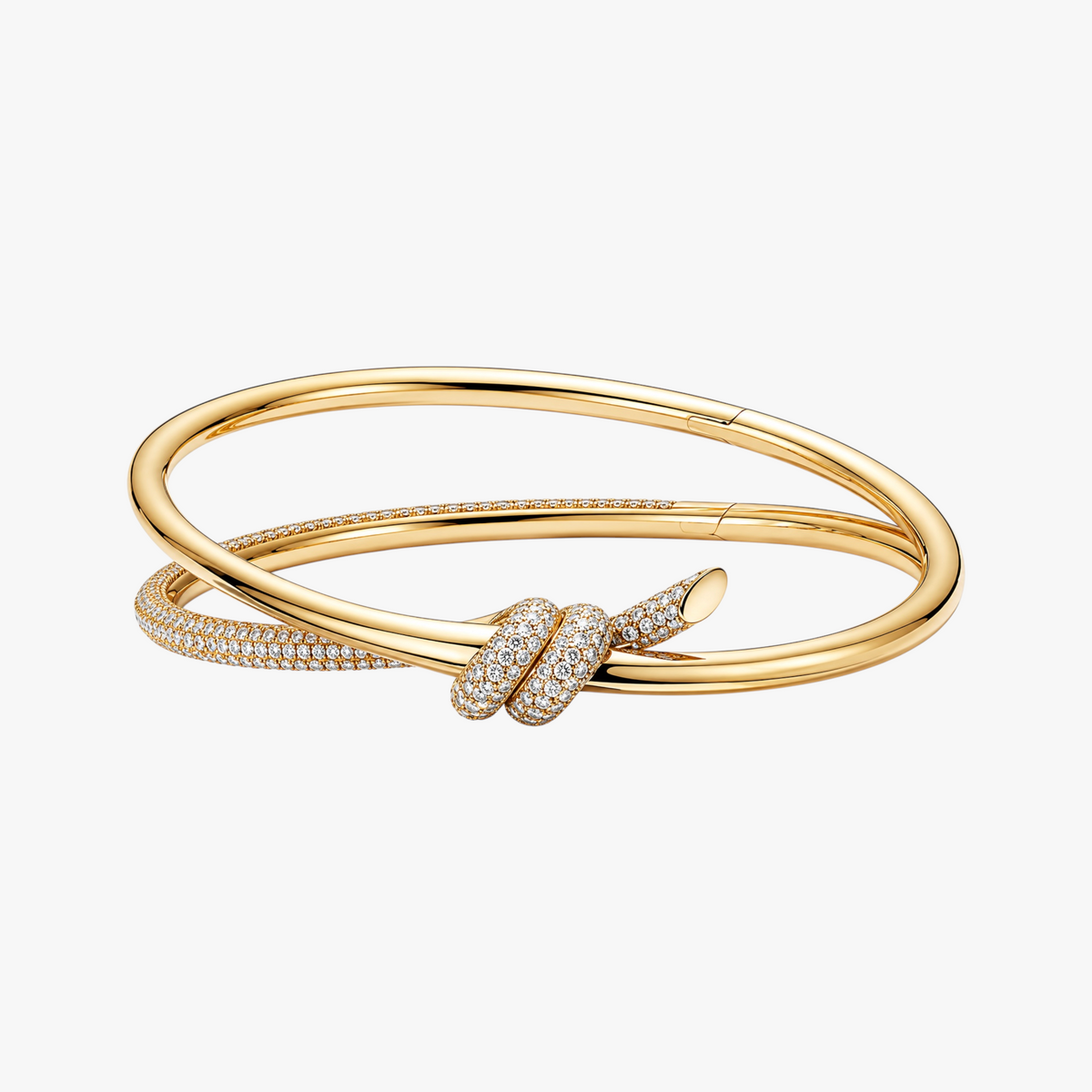 Tiffany Knot Pavé Bangle