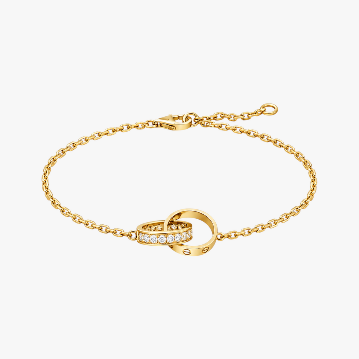 Cartier Love Interlocked Pavé Bracelet