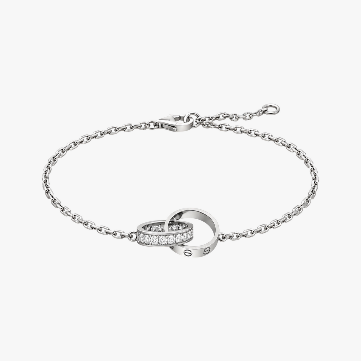 Cartier Love Interlocked Pavé Bracelet