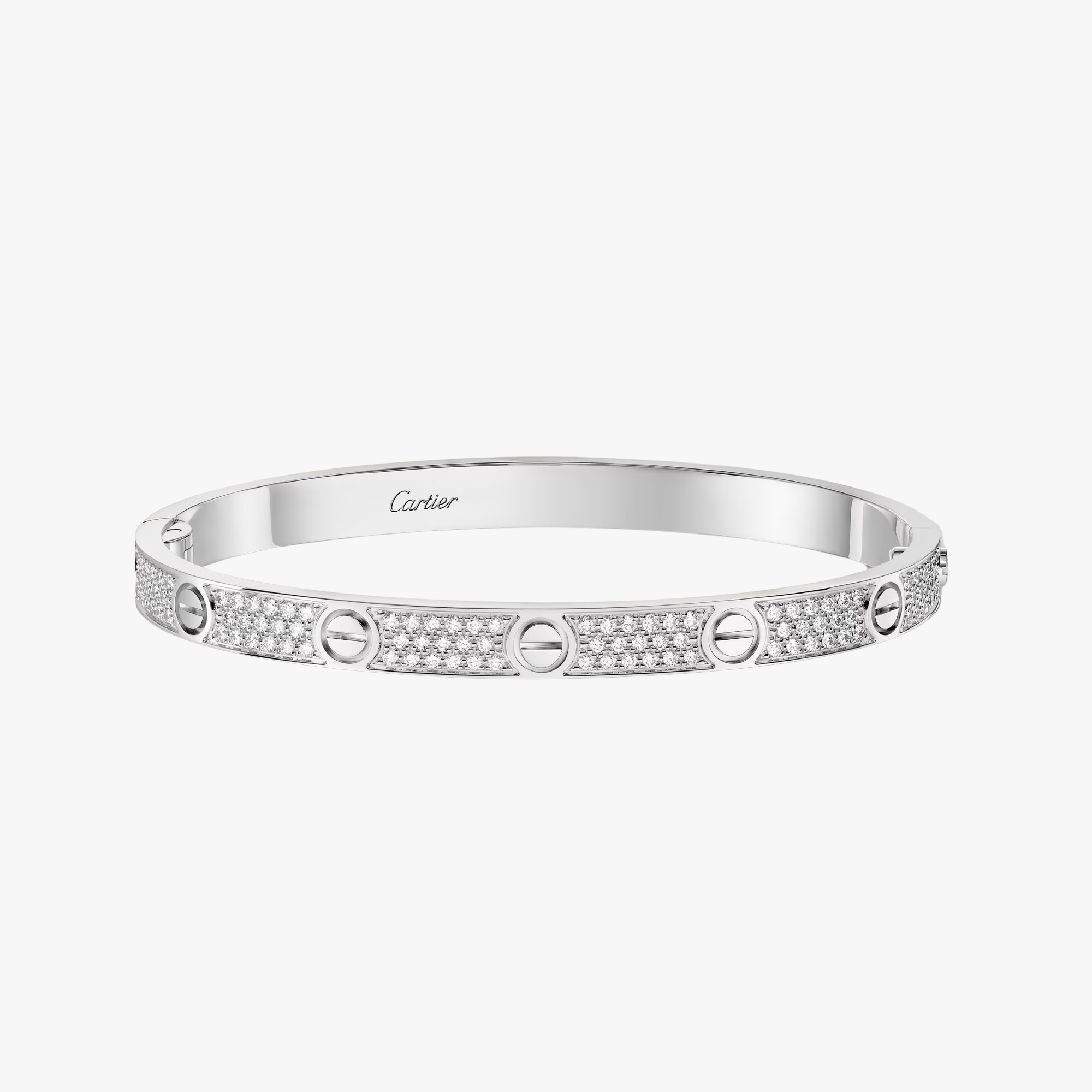 Cartier Paved Love Bracelet