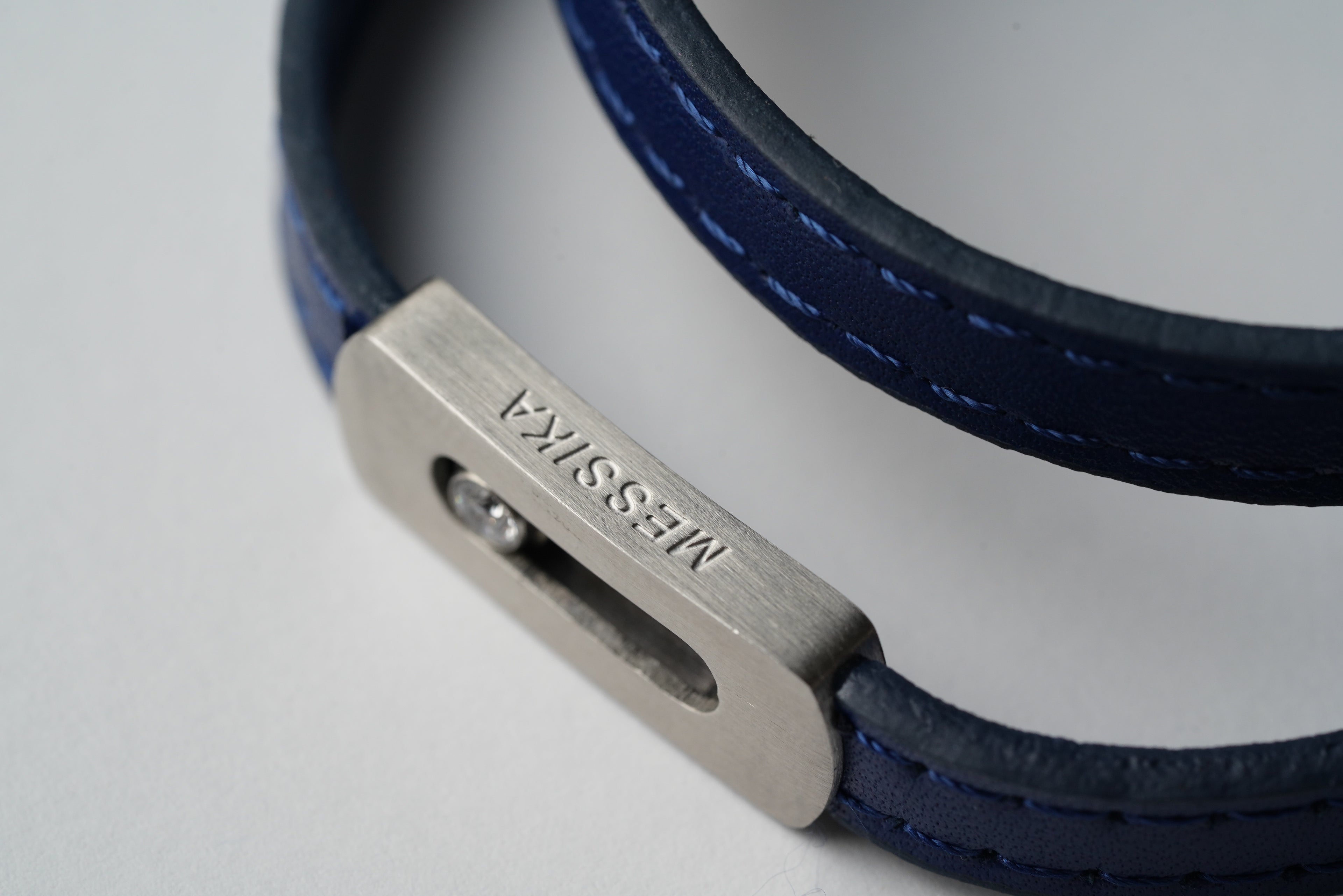 Male Messika Leather Bracelet