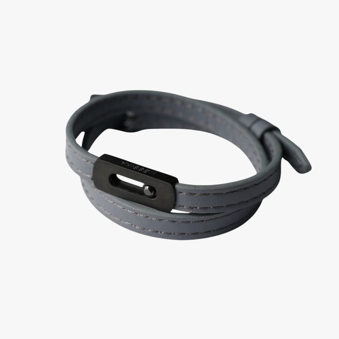 Male Messika Leather Bracelet